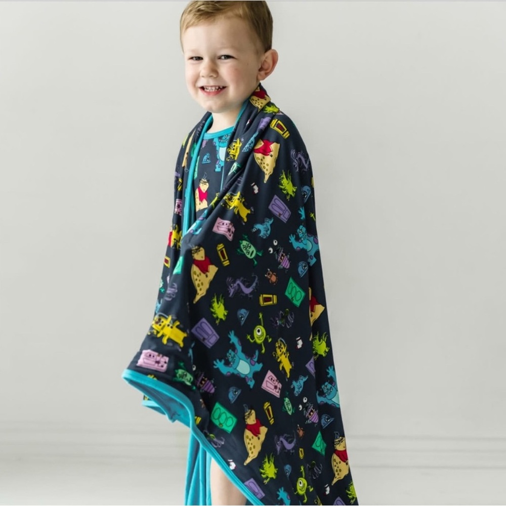 Little Sleepies Monsters Inc blanket NWT